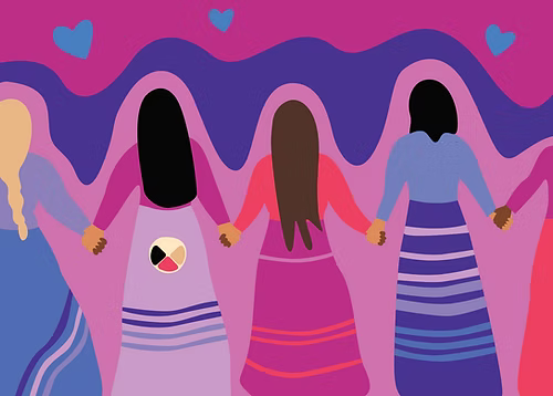 Bada Jean Blueberry Ribbon Skirt Greeting Card