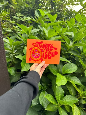 Bada Jean Turtle Island Greeting Card