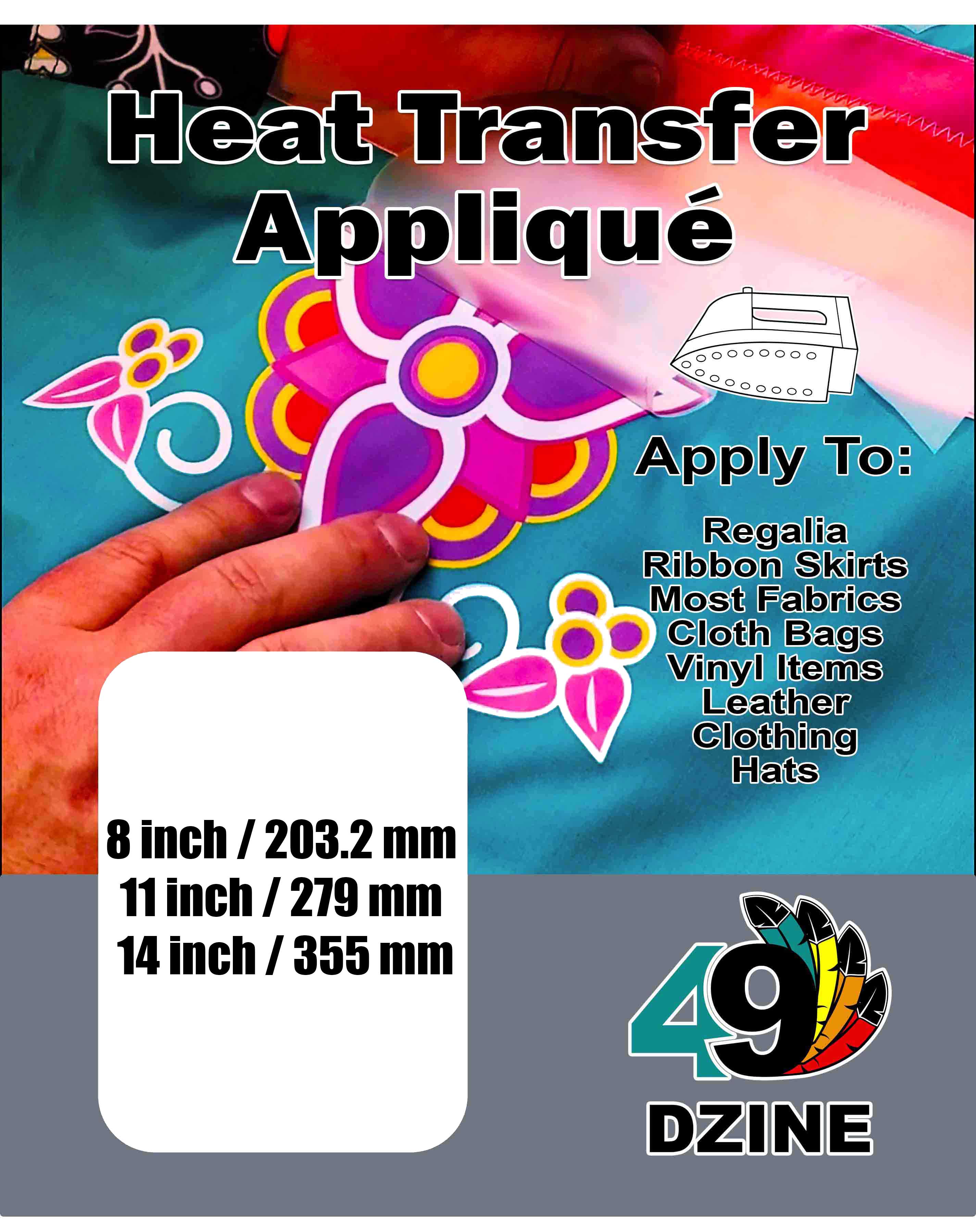 Fancy Shawl Dancer 8 Transfer (Various Sizes)