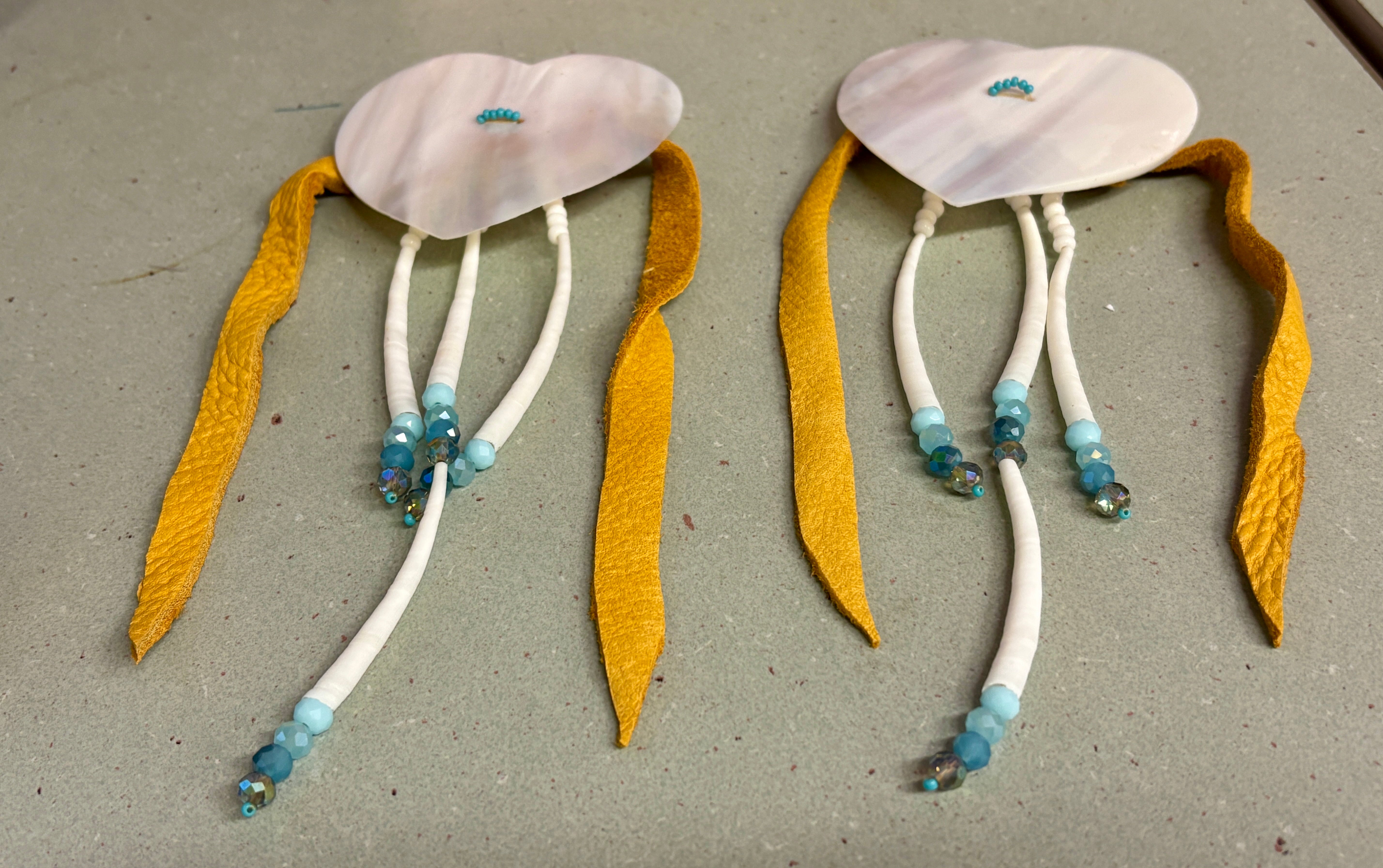 Heart Shell Braid Ties