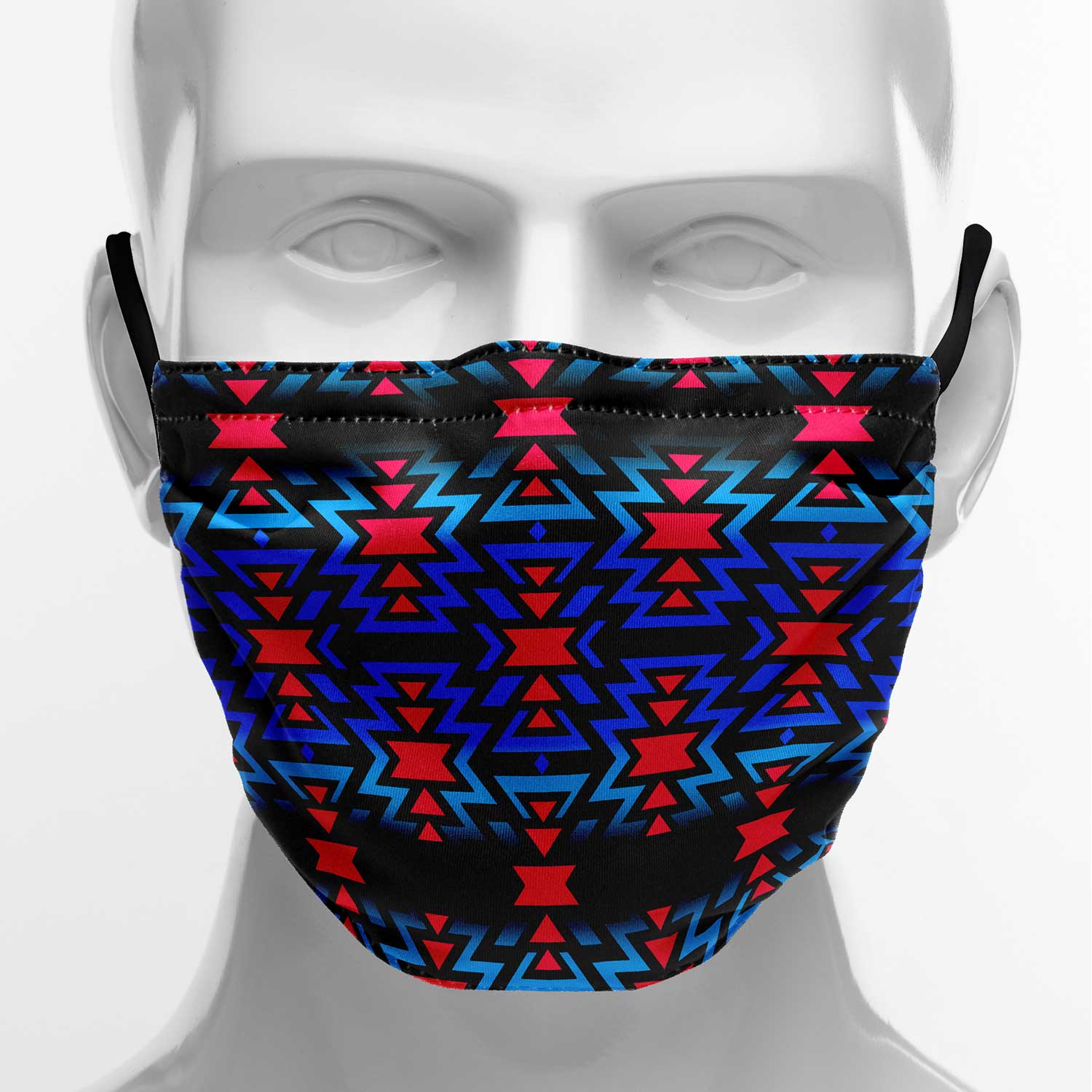 Black Fire Dragonfly Face Cover Herman