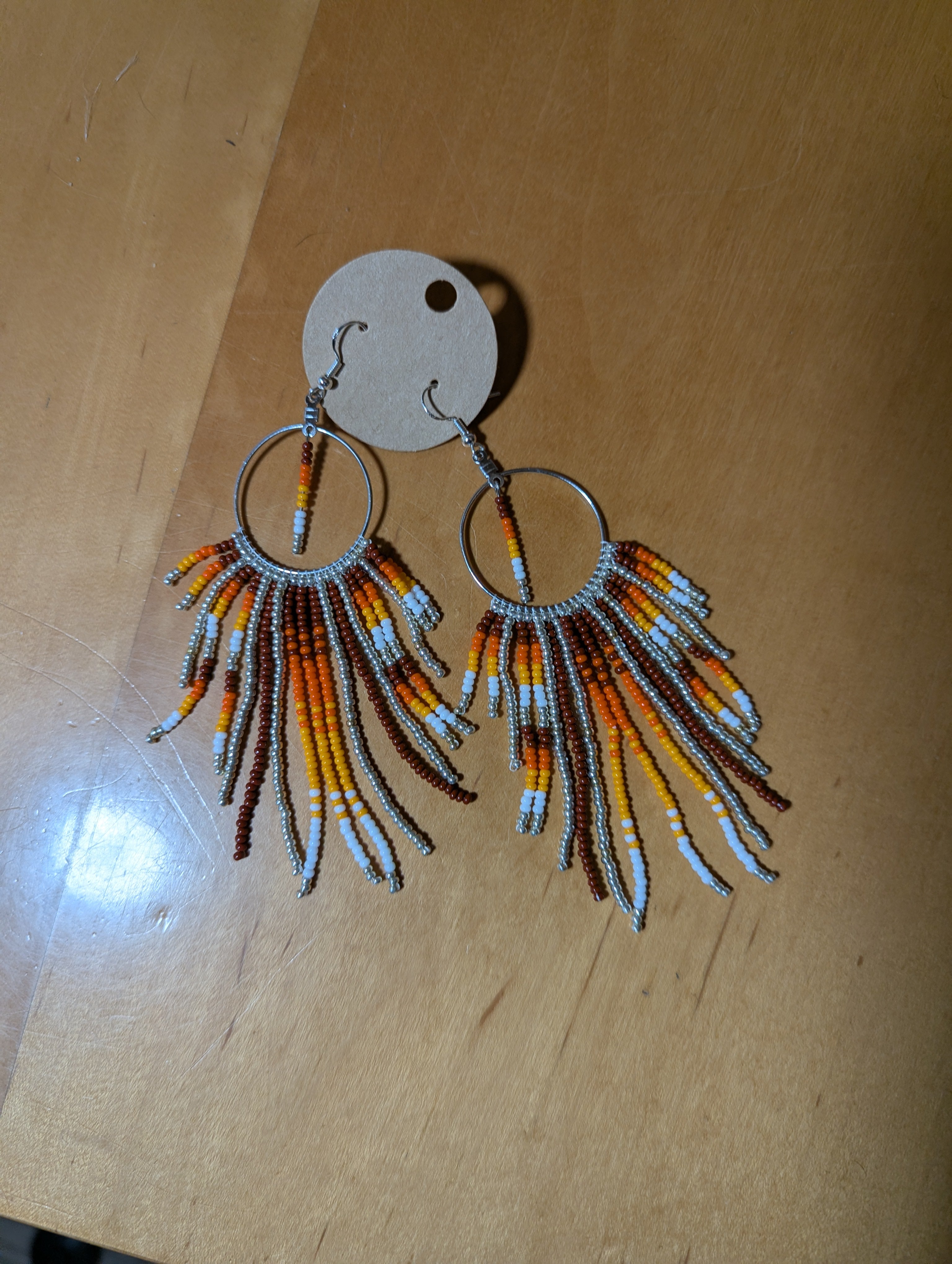 Erin Thomas Orange Full Loop Earrings