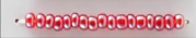 Transparent Lustered Seed Beads Size 11/0 - Cherry Pie