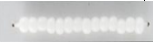 Inside Color Seed Beads Size 11/0 - Snowflake