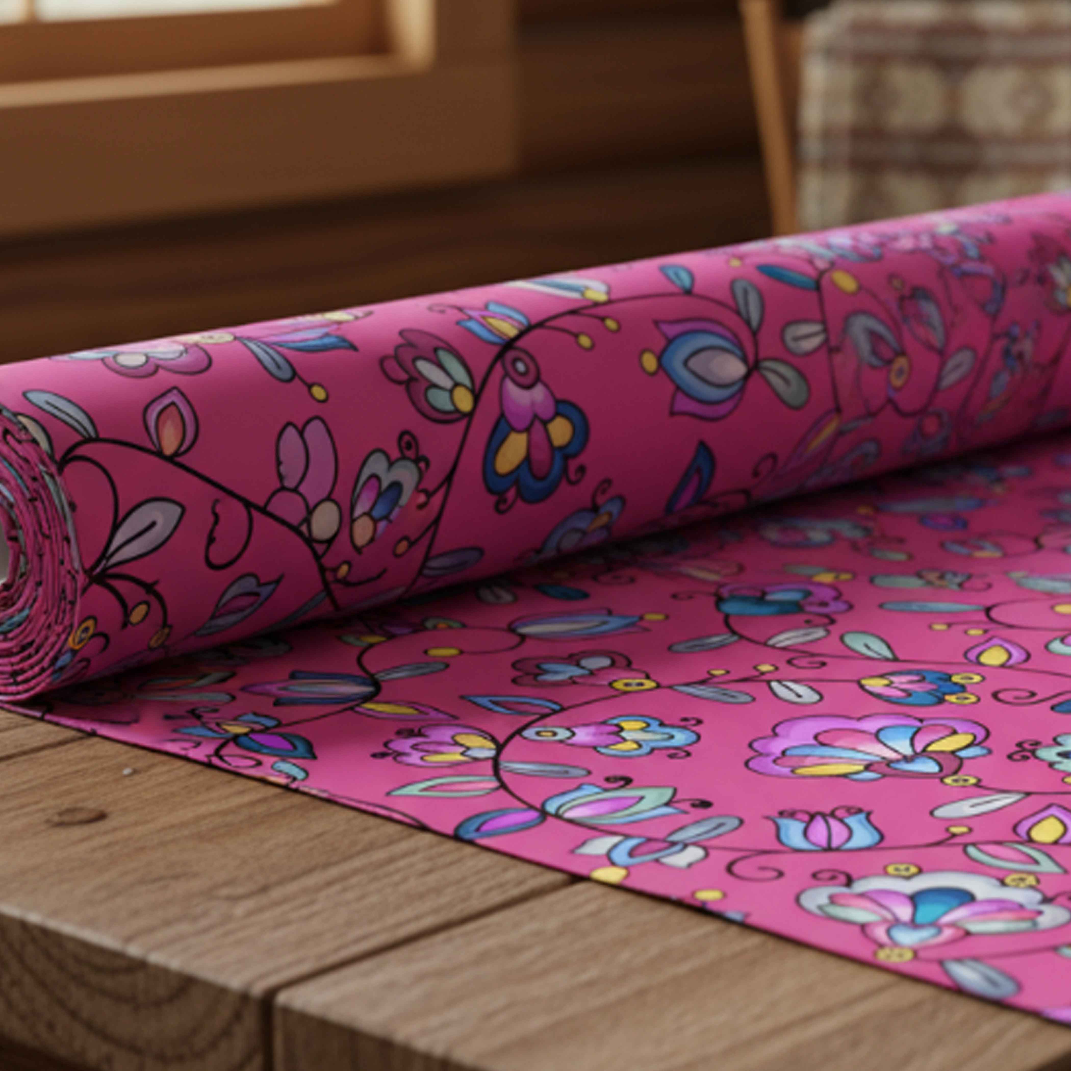 Autumn Bundle Blessing Pink Cotton Poplin