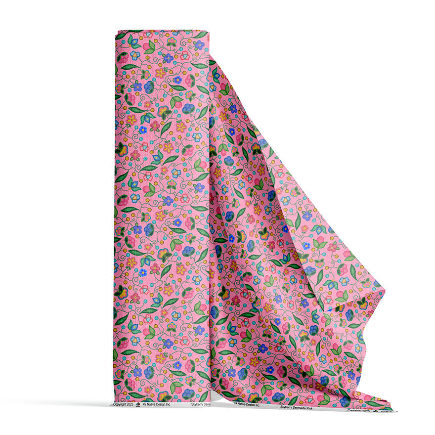 Skyberry Serenade Pink Cotton Poplin