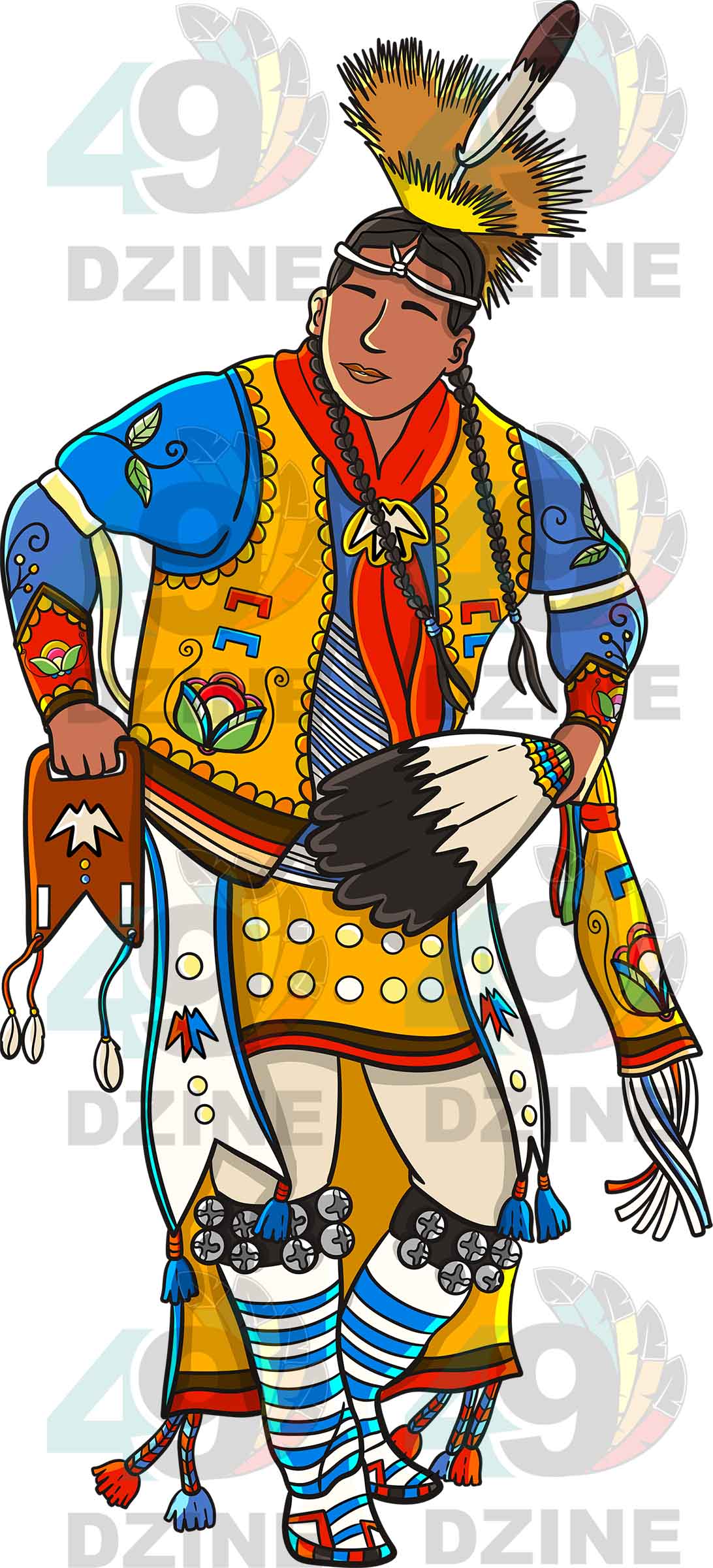 Straight Dancer  Men 2 Transfer (Various Sizes)