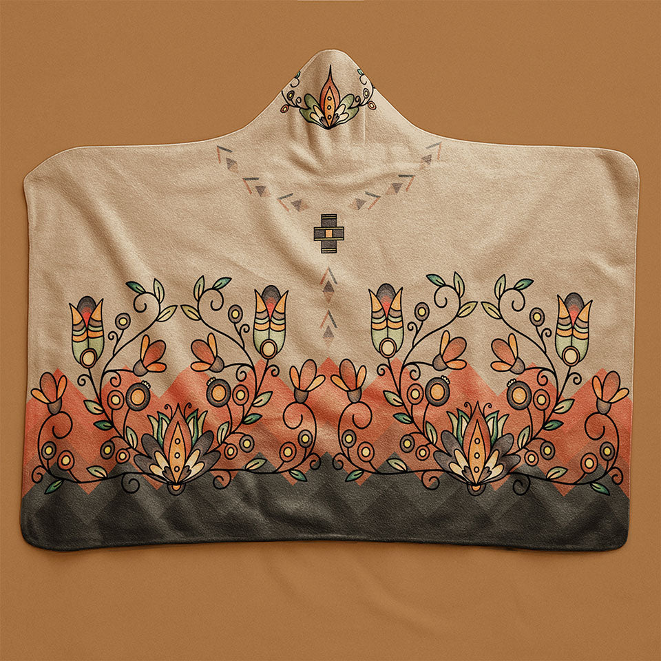 Roots and Rising Earthy Hooded Blanket