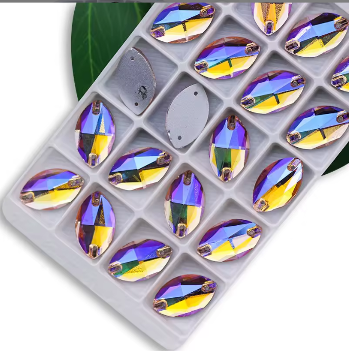 Rhinestone Cabochon AB Finish 22MM