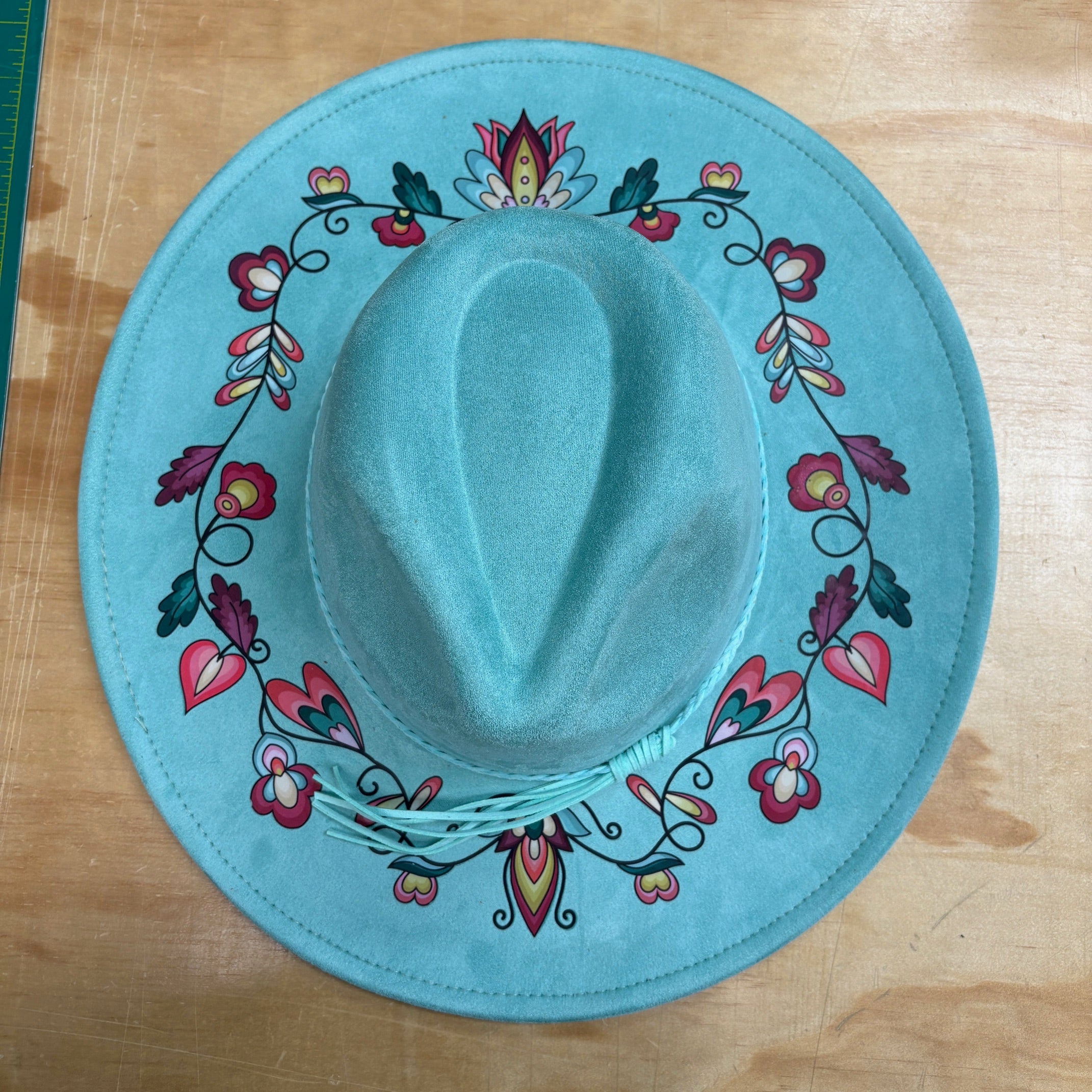 Golden Harvest Bloom Fedora Hat