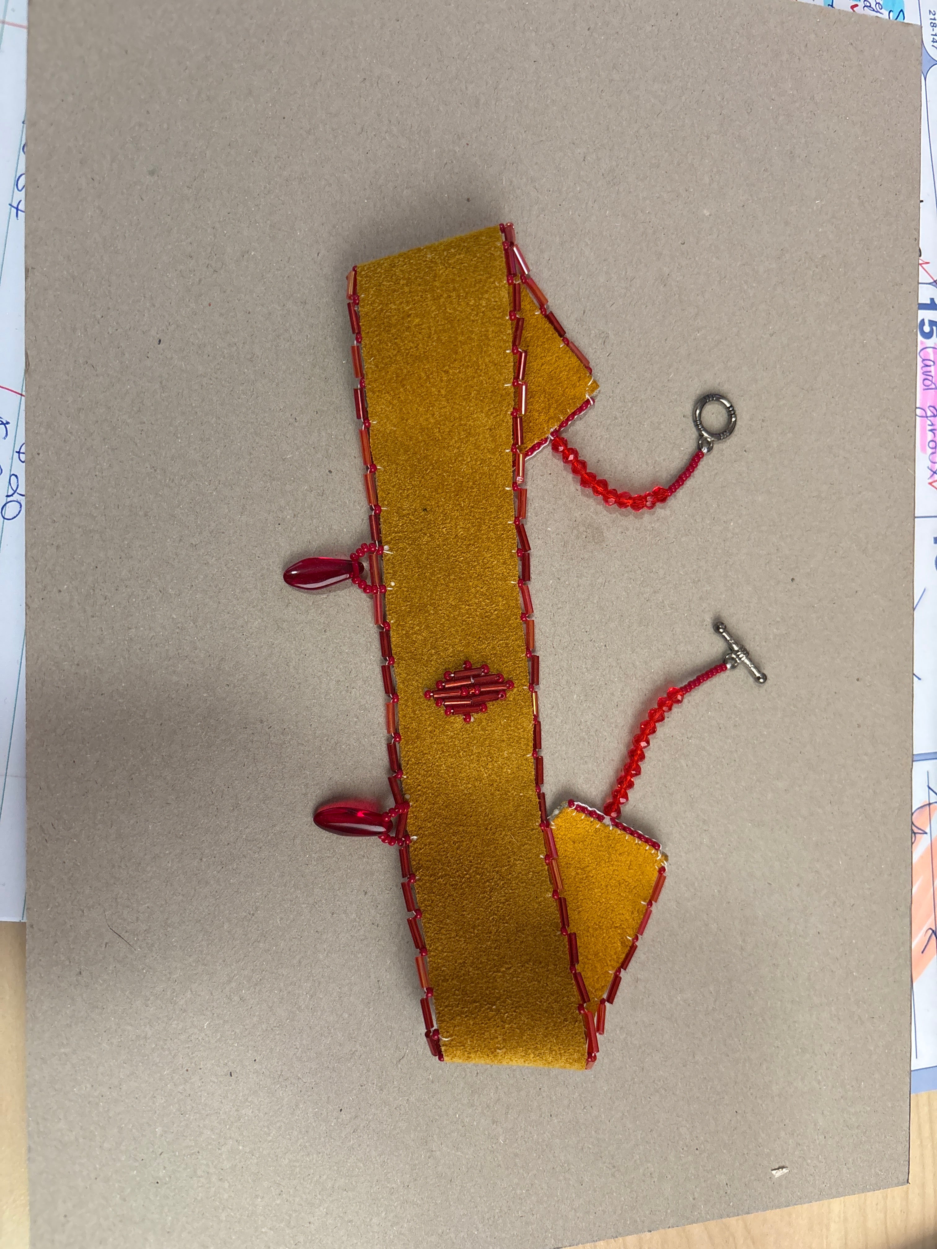 Dorienne Proulx Hide Belt Necklace