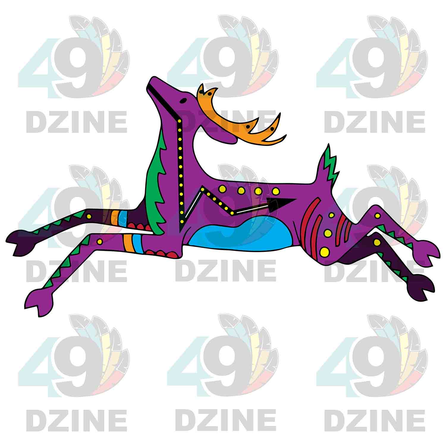 Ledger Deer 01 UV Sticker